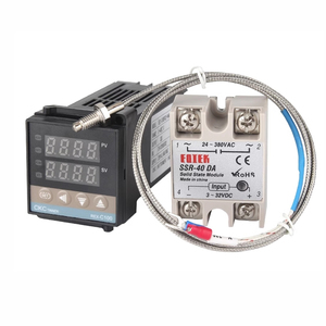 Termostatos Digitales Inteligentes PID con Salida de Relé SSR REX C700 Rex C100 para Control de Temperatura - Product Image 1