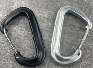 Mousqueton de verrouillage pour clips de hamac 12KN en <span class=keywords><strong>aluminium</strong></span> en forme de D, oxydation anodique, 20g, 81x48mm - Product Image 6