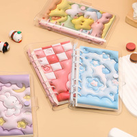 Promotionnel petit Kawaii spirale bloc-notes Mini spirale Texture douce mignon dessin animé Animal Design Squishy Puffy cahier apaiser l'humeur