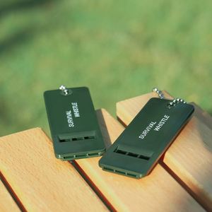 Custom Logo 2026 Company <b>Gift</b> Flat Plastic Whistle for Survival with Multiple Frequencies - Product Image 5