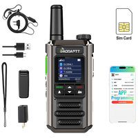 Radio Walkie Talkie GaodaPTT 4G Jangkauan Global 4G LTE PoC Sistem Linux Platform OEM Interkom Mobile dengan Kartu SIM Radio Dua Arah