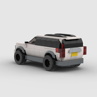 Jouets de construction éducatifs en blocs de plastique ABS à petites pièces, compatibles avec les modèles MOC de voitures de course et SUV, très demandés, pour la marque Brucks
