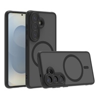 Funda para Teléfono A37, S25 PLUS, S26 Ultra, con Sensación de Piel, Magnética, Resistente a Caídas y Suciedad, Color Puro