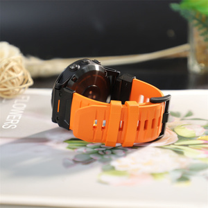 Bracelet en fluororubber pour montre connectée <span class=keywords><strong>Garmin</strong></span> Fenix 8 E 7X <span class=keywords><strong>7</strong></span> Pro <span class=keywords><strong>Epix</strong></span> Pro Gen 2 Enduro 3 QuickFit 22 mm 26 mm - Product Image 3