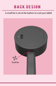 Photomaton rond noir pour appareil photo reflex numérique, borne selfie iPad, coque en aluminium pour photomaton reflex numérique avec anneau lumineux LED pour événements - Product Image 6