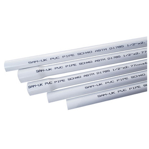 Chất Lượng Cao Tùy Chỉnh Kích Thước Cấp Nước Và Thoát Nước Nhựa Tiết Kiệm 29.9% Nhà Máy Bán Trực Tiếp ASTM D1785 Lịch Trình <span class=keywords><strong>40</strong></span> Ống <span class=keywords><strong>PVC</strong></span> - Product Image 1