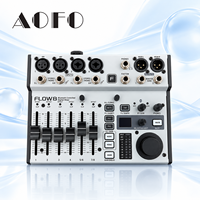 Console de mixage numérique portable FLOW8, interface audio USB, 2 processeurs d'effets intégrés, contrôle via application Bluetooth pour scène et podcast