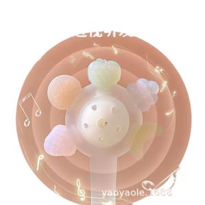 Anneau de dentition pour bébé Bâton de dentition pour bébé, hochet à main de fruits, jouet pouvant être bouilli, empêche les morsures à la main et apaise l'inventaire - Product Image 5