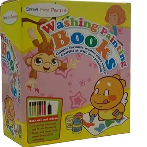 Libro de dibujo lavable para niños, libro para colorear, dibujar