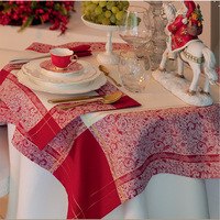 Serviette de cuisine et chemin de table en coton écologique à séchage rapide HOSHOM personnalisés pour la maison, l'hôtel ou les mariages – Décoration Printemps/Été
