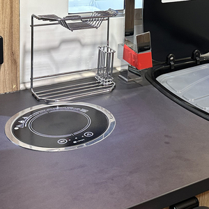 2000W potenza RV <span class=keywords><strong>elettrico</strong></span> stufa in ceramica in vetro temperato Caravan stufa in acciaio inox Camper Camper Camper - Product Image 4