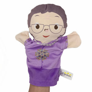 Juego de marionetas de mano de 6 piezas para miembros de la familia, muñecos de peluche suaves para contar cuentos y juegos de rol, gran regalo DIY para niños - Product Image 6