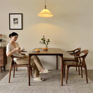 Silla <span class=keywords><strong>de</strong></span> Comedor <span class=keywords><strong>de</strong></span> Madera <span class=keywords><strong>de</strong></span> Fresno con Diseño <span class=keywords><strong>de</strong></span> Lengüeta <span class=keywords><strong>de</strong></span> <span class=keywords><strong>Pato</strong></span> y Encaje Mortise-Tenon, Estilo Nórdico para Uso en el Hogar y la Oficina - Product Image 2