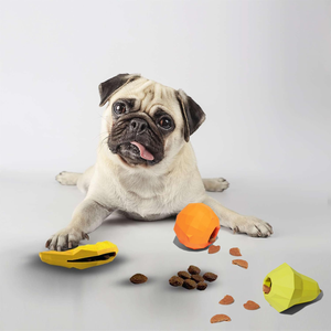 Dispensador Interactivo de Premios para Mascotas Pawise, Juguete Masticable para Perros, Dispensador de Premios Ocultos con Forma de Naranja, Pera y Plátano, Juguetes para Perros para la Limpieza de Dientes - Product Image 2