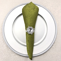 Serviettes de Table en Tissu Élégantes et Décoratives pour Restaurant, Banquet, Mariage et Fête