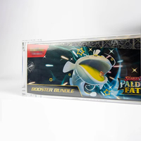Boîtier de présentation en acrylique pour cartes à collectionner TCG, protection UV transparente