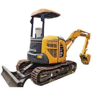 Mini Excavadora Usada de 3 Toneladas Komatsu PC30 PC30MR Origen Japón Motor Komatsu Excavadora Hidráulica de Orugas con Martillo Rompedor HAWE - Product Image 2