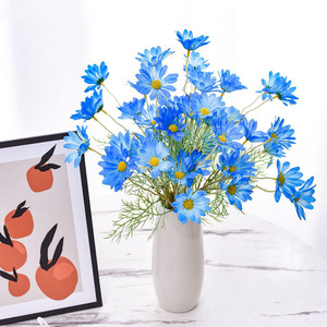 Ins Style 5 têtes minimaliste élégant camomille marguerite <span class=keywords><strong>fleurs</strong></span> artificielles pour salon décoration de la maison photographie - Product Image 6