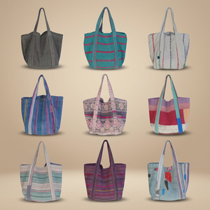 Sacs vintage faits main Sari Kantha indien pour femmes - Product Image 3