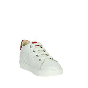 Zapatillas Falcotto para niña, color blanco, diseño de corazón rojo, zapatos de lona a la moda, talla 10 - Product Image 5