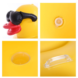 Rangée flottante gonflable de grande taille, canard jaune sur l'eau, Support de jeu personnalisé de l'usine de chine, vente en gros - Product Image 4