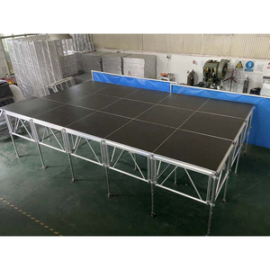 <span class=keywords><strong>DJ</strong></span> Setups Scène d'événement Bande de <span class=keywords><strong>musique</strong></span> extérieure Plate-forme de scène mobile en aluminium avec quatre pieds à hauteur réglable - Product Image 3