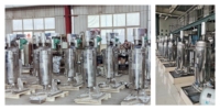 ZONELINK Pemisah Sentrifugal Tubular Kecepatan Tinggi Kelas Profesional dengan Bantalan & Motor Kapasitas 1200kg/jam untuk Industri Kimia