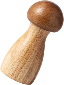 Wood Salt & <b>Pepper</b> Mills with Push Pull Mechanism Refillable Manual Mill Set on Wooden Base Eco-Friendly Box Packaging - Product Image 6