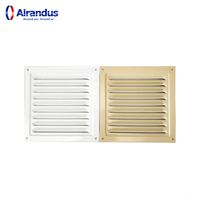 Grille d'aération carrée en acier et aluminium pour systèmes CVC, prix usine, pour ventilation