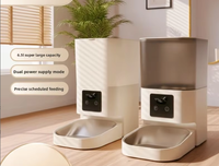 Distributeur automatique intelligent pour animaux de compagnie, haute capacité, équipé d'une caméra, avec reconnaissance d'image et interaction via application Wi-Fi pour chats et chiens