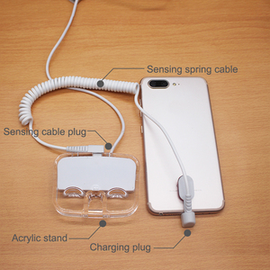 <strong>Cellphone</strong> Display Anti-Theft Standalone Security Alarm System Sound Light Alarm Password <strong>Remote</strong> <strong>Control</strong> Unlock 110-120dB Alarm - Product Image 5