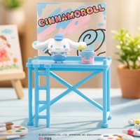 Vente en gros de figurines miniatures empilables authentiques Fun Graffiti, boîte mystère, décorations de bureau mignonnes de style dessin animé, cadeau surprise à collectionner