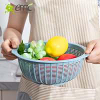 China Fabriek Keukenhulpjes Groentevergiet Ecologisch PP Plastic Fruitmand Vier Maten EMC YM-6057