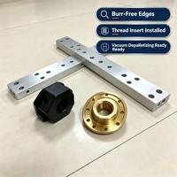 Pièces de structures de support de robots automatisés en aluminium et en acier, fabrication de haute précision par CNC à 5 axes