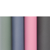 Cuir synthétique en PVC avec grain de perle et texture de litchi pour sacs de canapés de sièges de voiture-Accessoires d'emballage portables