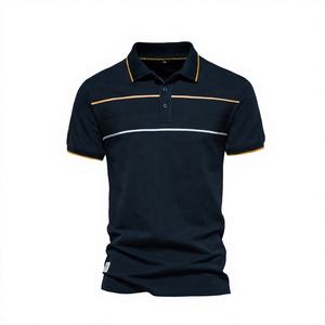 Camisas Casuales de Secado Rápido para Hombre, 100% Algodón, Sólidas, Transpirables, de Manga Corta, Tejidas, para Negocios, Tenis, Golf - Product Image 4
