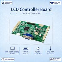 Carte de contrôle LCD ZY-M97BN02 V1.0 OEM/ODM 1920x1200 60Hz MT9700FCLEAG 24 bits double LVDS avec pilote LED intégré 38W