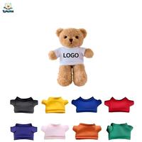 Boneka Beruang Teddy Logo Kustom Jumlah Besar Pasokan Langsung Pabrik Pola Sweatshirt Kustom untuk Promosi Merek Maskot CPC