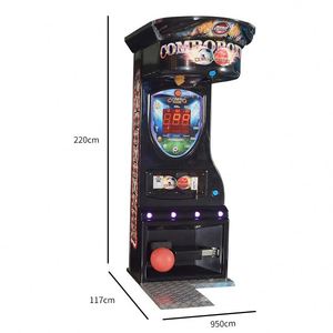 Deluxe Electronic Arcade Game <b>Machine</b> Big Punch Deluxe Boxing Vending Coin-Operated Sport Indoor <b>Amusement</b> Metal - Product Image 3