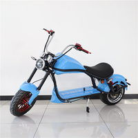Scooter électrique à gros pneus Citycoco 2000W, best-seller, batterie lithium 60V, deux places, mobylette électrique pour adultes