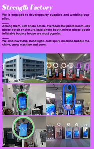 Photomaton professionnel avec imprimante, miroir vintage, vente en gros, boîte de photomaton, plaque frontale de miroir de photomaton, écran tactile LED - Product Image 6