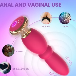 Vibrateur en silicone ABS postérieur télécommandé pour hommes, appareil de masturbation pour stimulation de la prostate, jouet sexuel, godemichet anal - Product Image 3