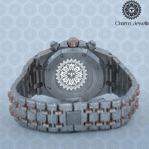 Reloj Charm_Jewells para Hombre de Acero Inoxidable de 40 mm, Cronógrafo Analógico, Movimiento Mecánico de Lujo, Resistente al Agua 10 Bar - Product Image 3