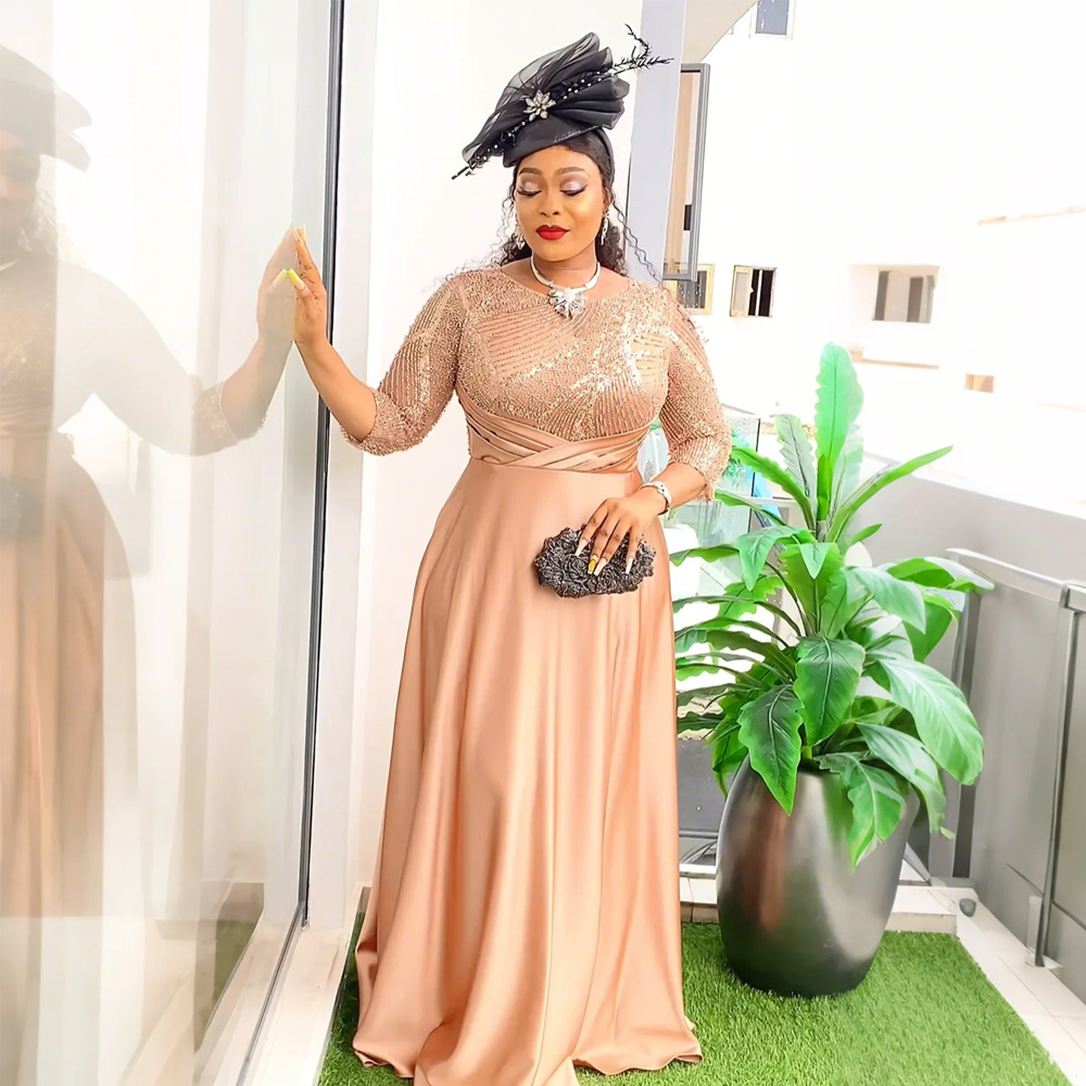 Elegant African Evening Dresses Long Dress Dashiki Ankara Sequin Outfits  Robe Turkey Wedding for Women Christmas Party Dress| Alibaba.com