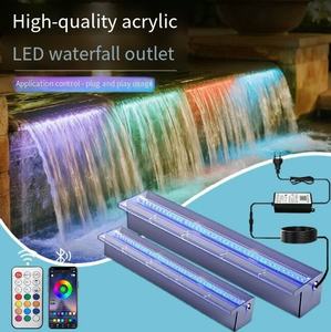 Moderner Edelstahl Wasserfall Regen vorhang Outdoor Garden Family Restaurant Hotel Lake - Product Image 1