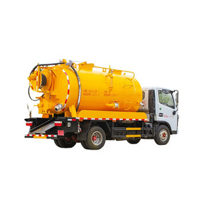 Dongfeng 4*2 5000 litros camiones de succión de aguas residuales al vacío a la venta en octubre - Product Image 1