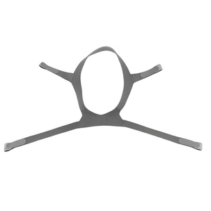 Sangle de tête compatible <span class=keywords><strong>ResMed</strong></span> N10 pour masque CPAP, rembourrée en éponge, en nylon et élasthanne, réutilisable, prête pour clip magnétique - Product Image 1