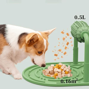 Hot selling anxiety-relieving <b>slow</b> food dispenser educational toy adjustable height interactive silicone educational <b>feeder</b> - Product Image 2