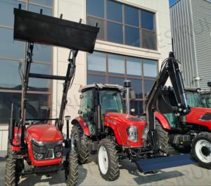 Fabbrica a buon mercato 2WD 4WD Mini trattore <span class=keywords><strong>rosso</strong></span> 35HP 30HP 25HP motore Diesel 50HP tosaerba compatto con pompa Core cambio - Product Image 4