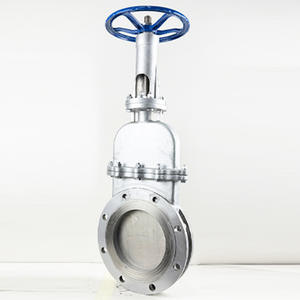 Hoge Kwaliteit Handmatige Verborgen Roestvrijstalen Mes Poort Ventiel Met Klem Type Mes Poort Ventiel - Product Image 3